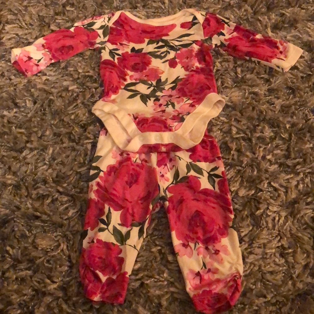Magenta Pink floral set